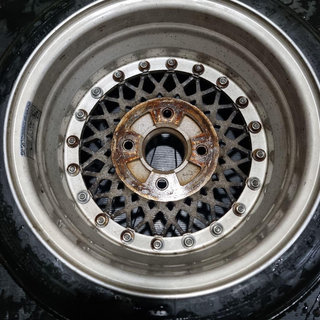 【ヒロ】RAYS ボルクレーシング メッシュホイール 6.5J R14