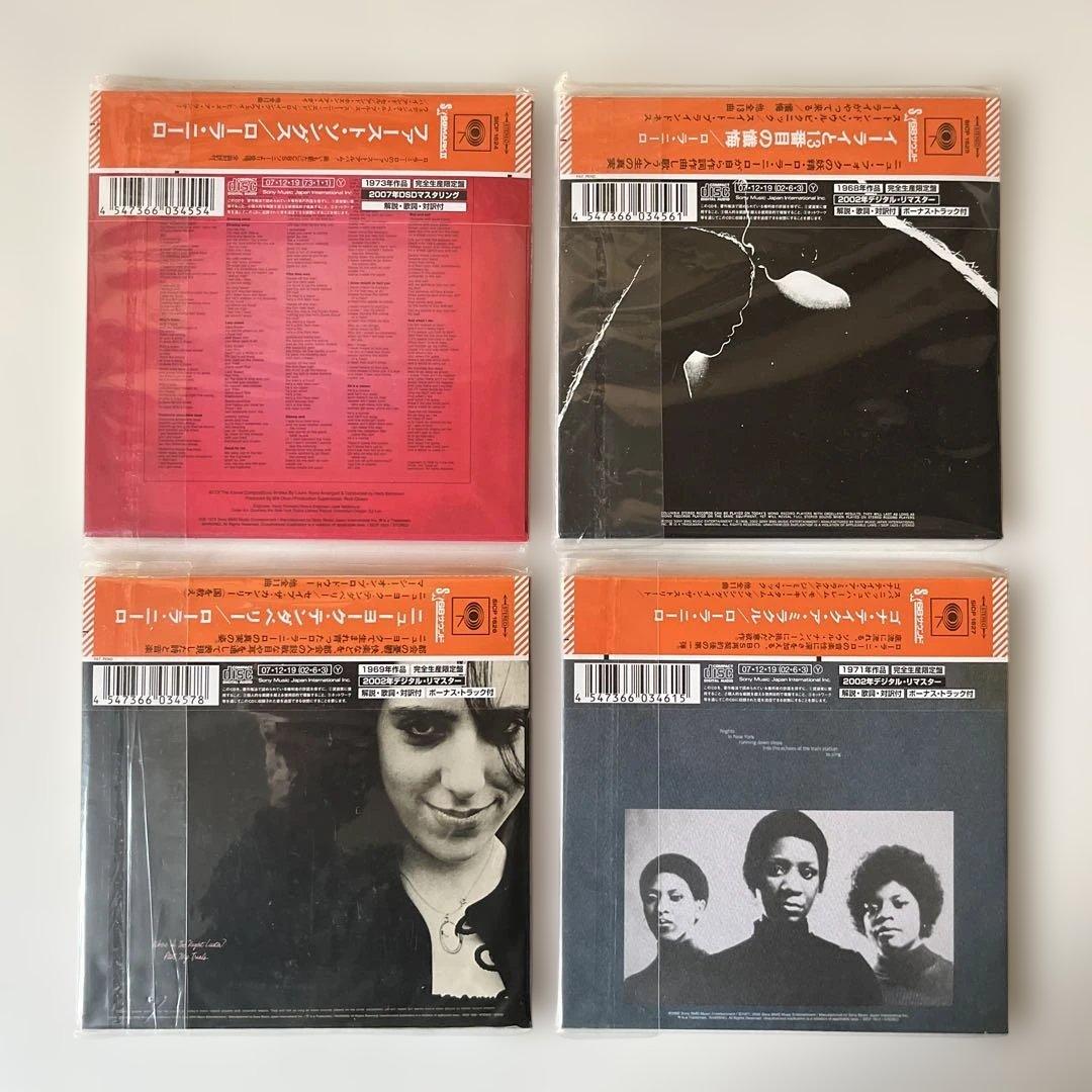 ローラ・ニーロ/紙ジャケットCD４タイトル・ボックスセット＋デフジャケ２種