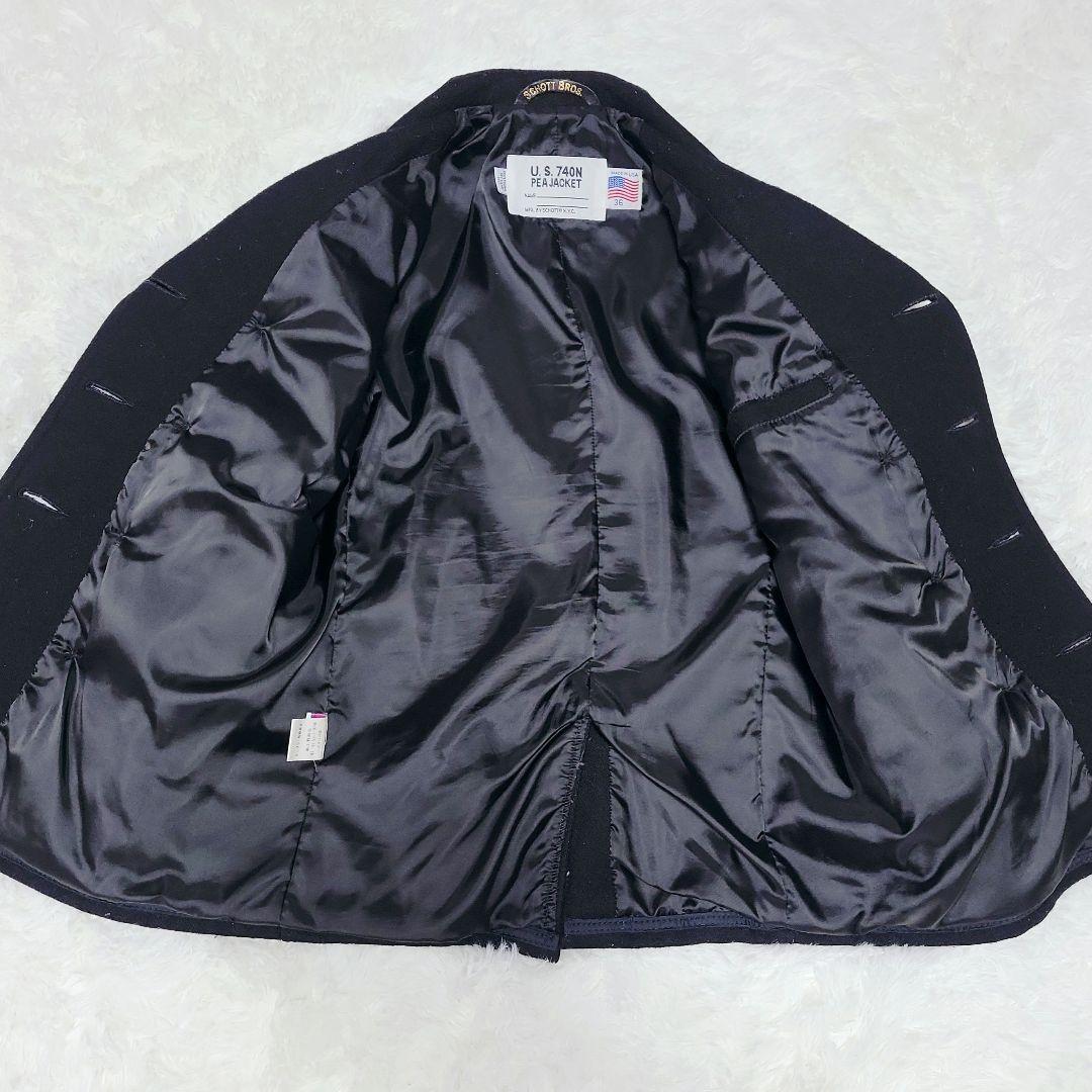 美品✨SCHOTT U.S.740N Pコート 753US 7118 36