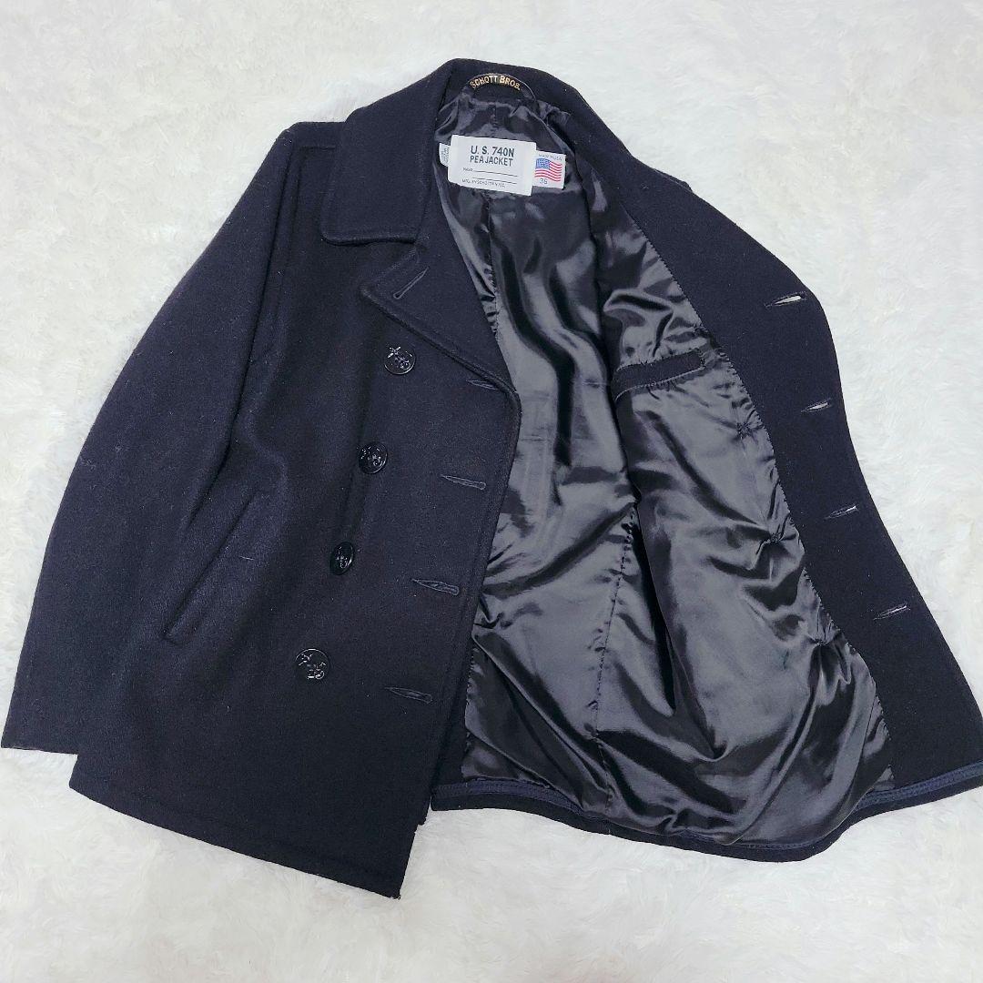 美品✨SCHOTT U.S.740N Pコート 753US 7118 36
