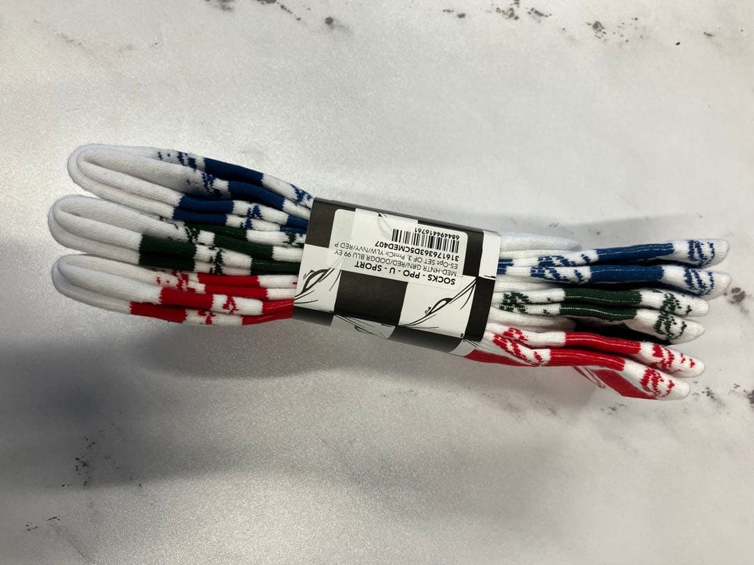 たっちゃん【10】CHROME HEARTS ソックス3足 モノグラム柄