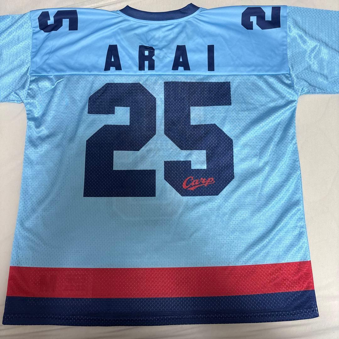 カープ アメフト風 Tシャツ 新井監督 Mサイズ