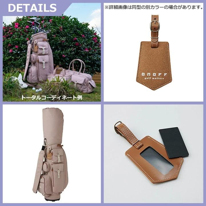 新品 ONOFF オノフ レディース キャディバッグ OB0722 ネイビー