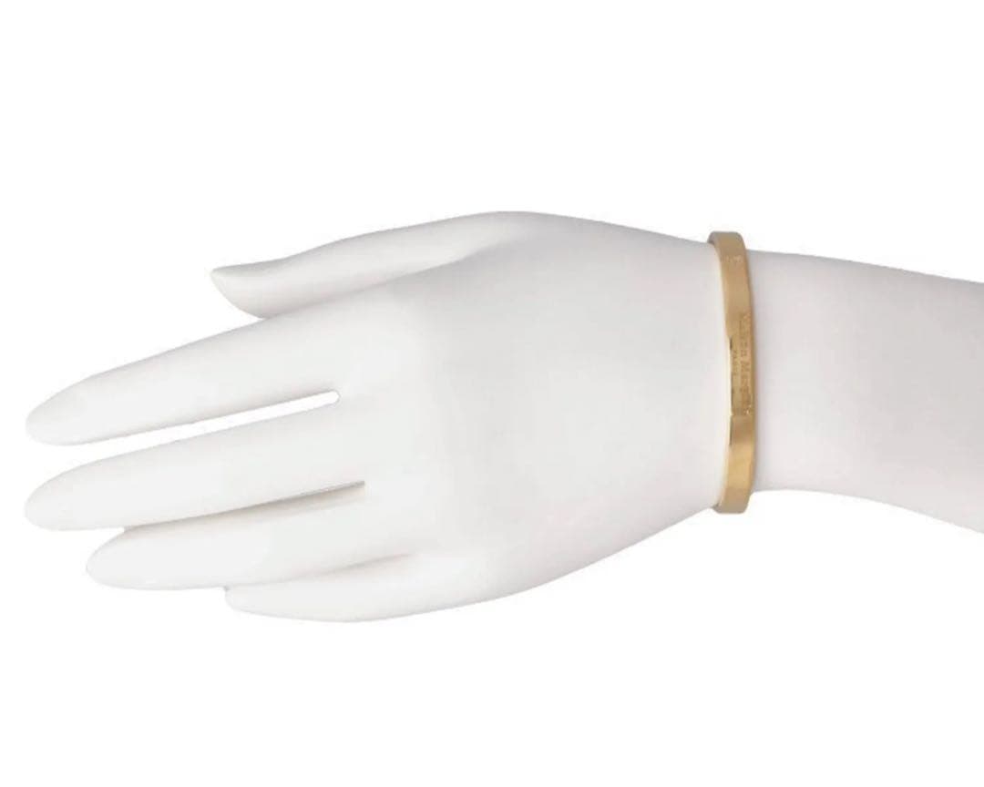 【新品・未使用】 Maison Margiela ゴールドバングル サイズ2