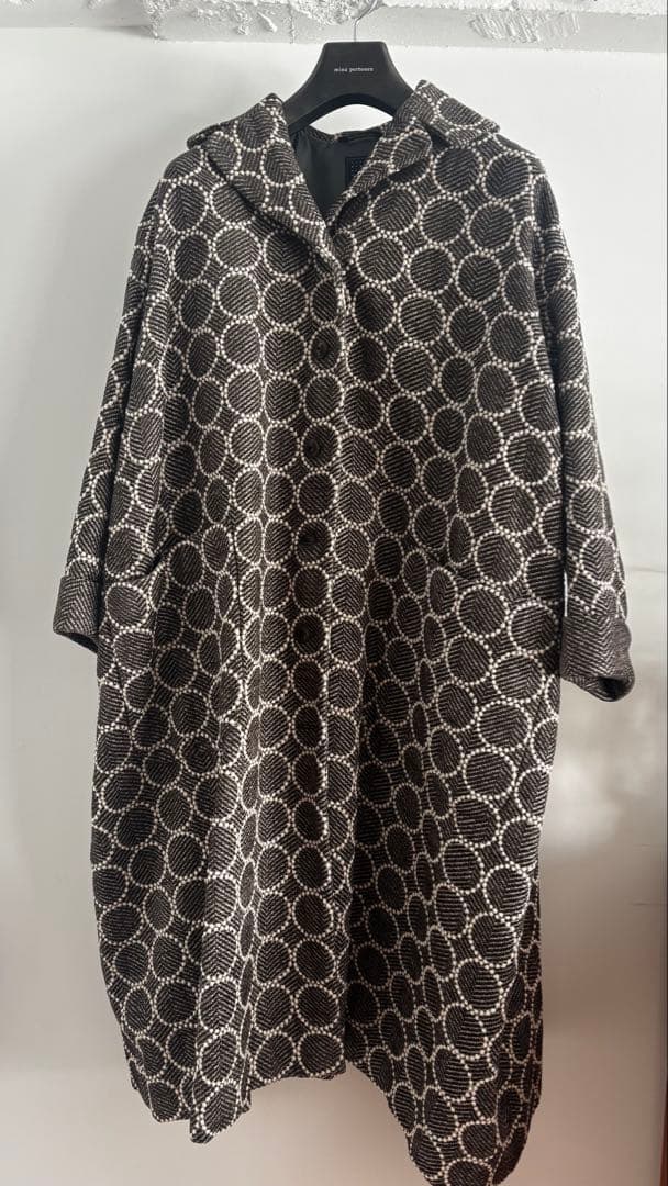 値下げ★ミナペルホネンタンバリンコート　2024-25aw サイズ36チャコール