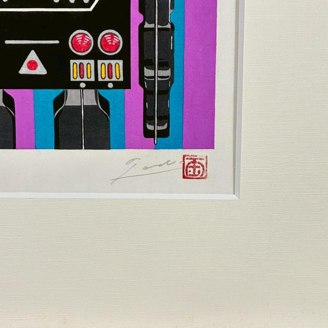 美品 福本正「Boy's life」木版画 直筆サイン・印章入り アダチ版画