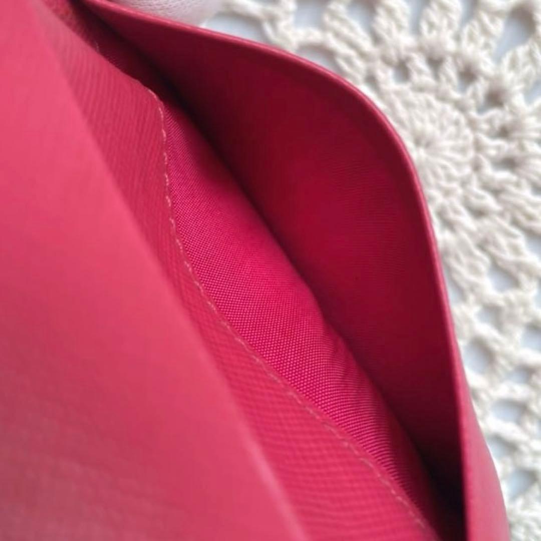 PRADA サフィアーノレザー キーケース ピンク