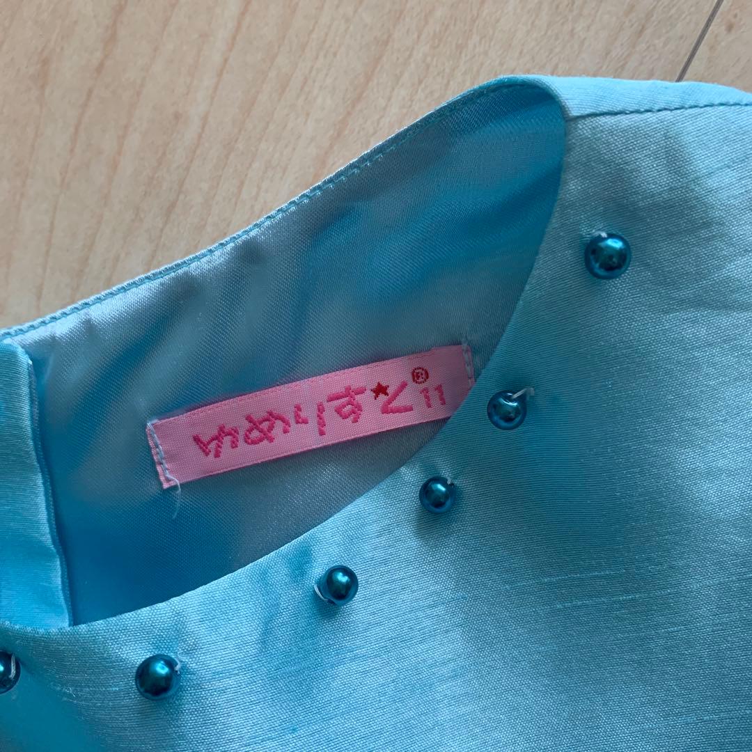 ゆめりすと　ドレス　水色　140
