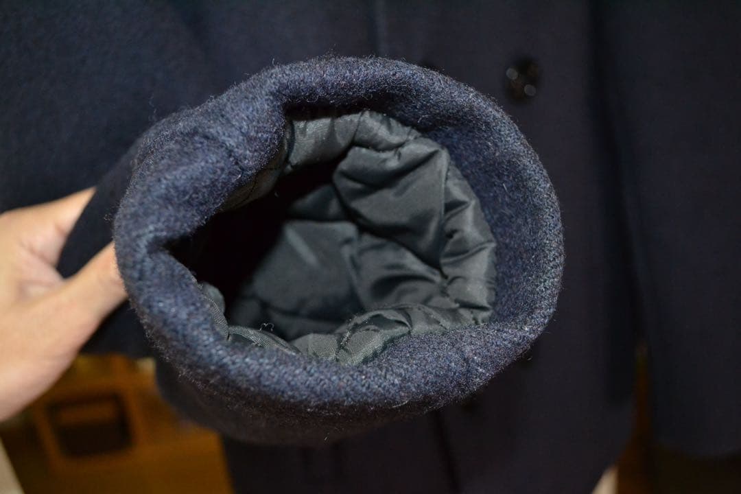 Schott 740N Pコート 希少ネイビー 米国製 40