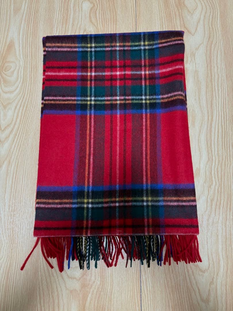 ジョンストンズ　大判　マフラー　スカーフ　ロイヤルスチュワート