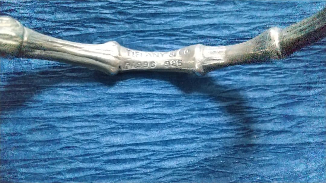 【美品】ティファニー Tiffany & Co. バンブーバングル