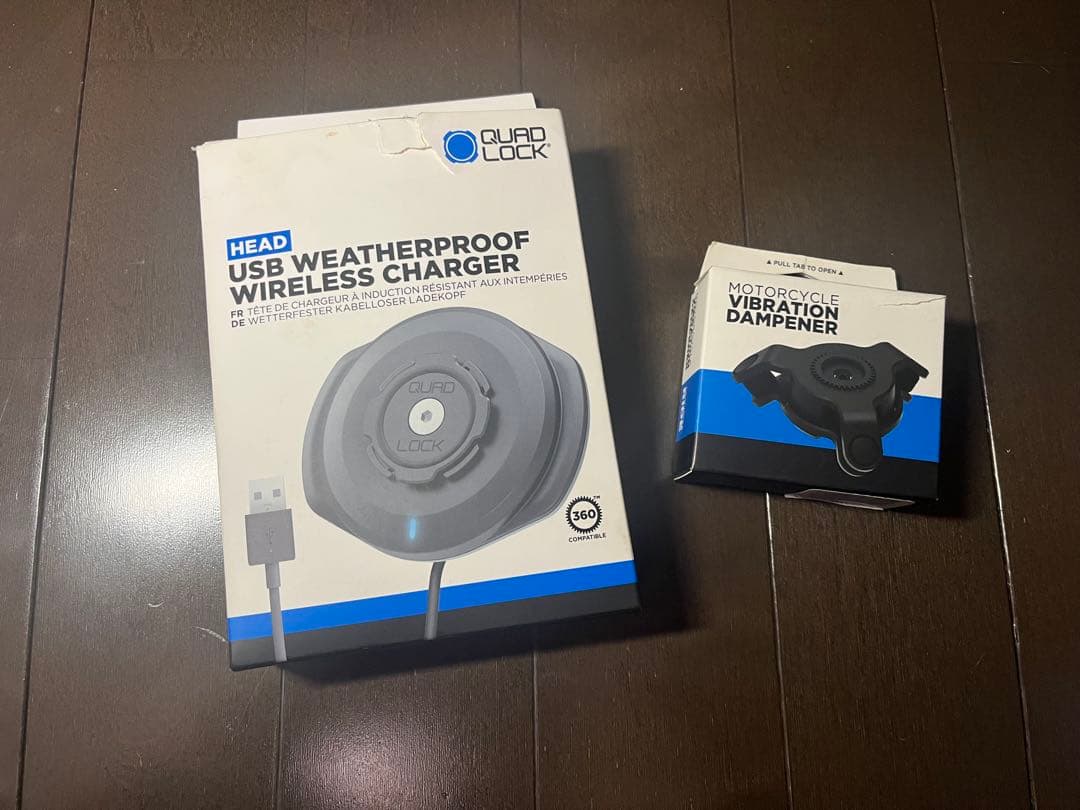 QUAD LOCK クアッド　ロック　WIRELESS ダンパー付き　美品