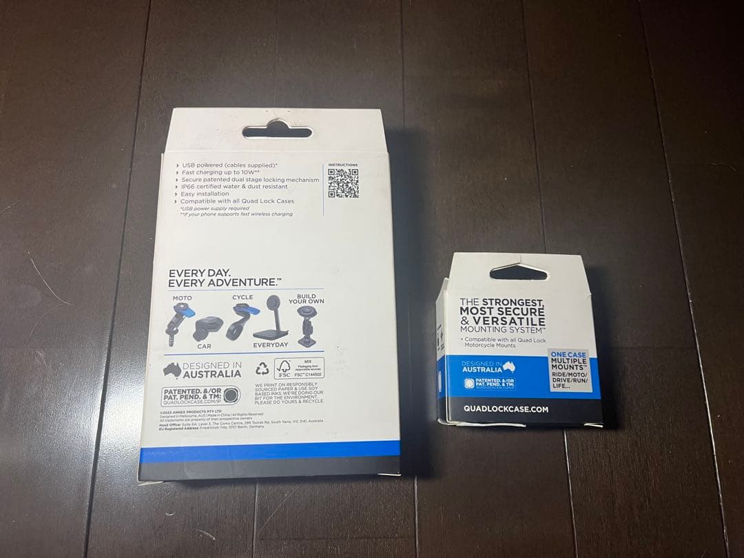 QUAD LOCK クアッド　ロック　WIRELESS ダンパー付き　美品