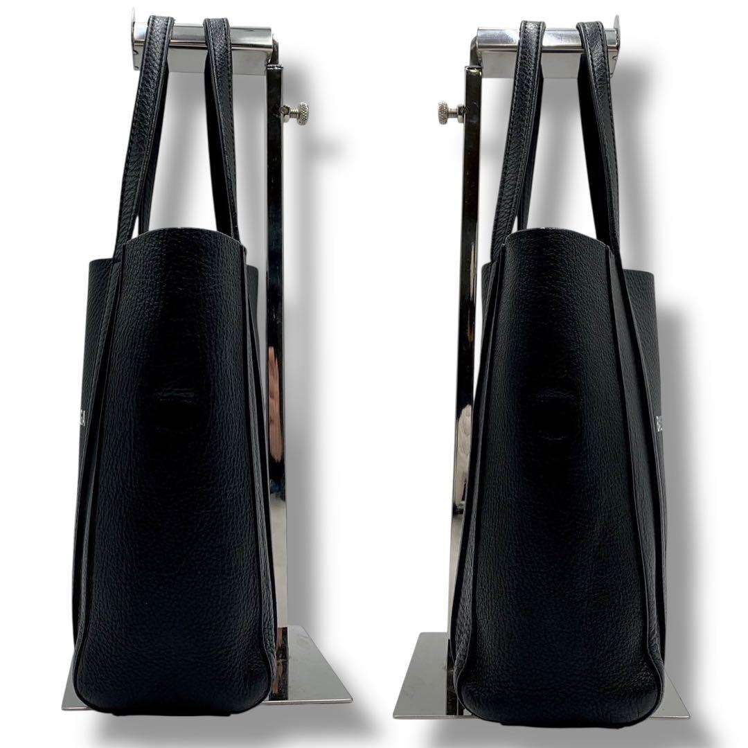 美品✨バレンシアガ エブリデイ 2way トートバッグ ショルダー レザー 黒