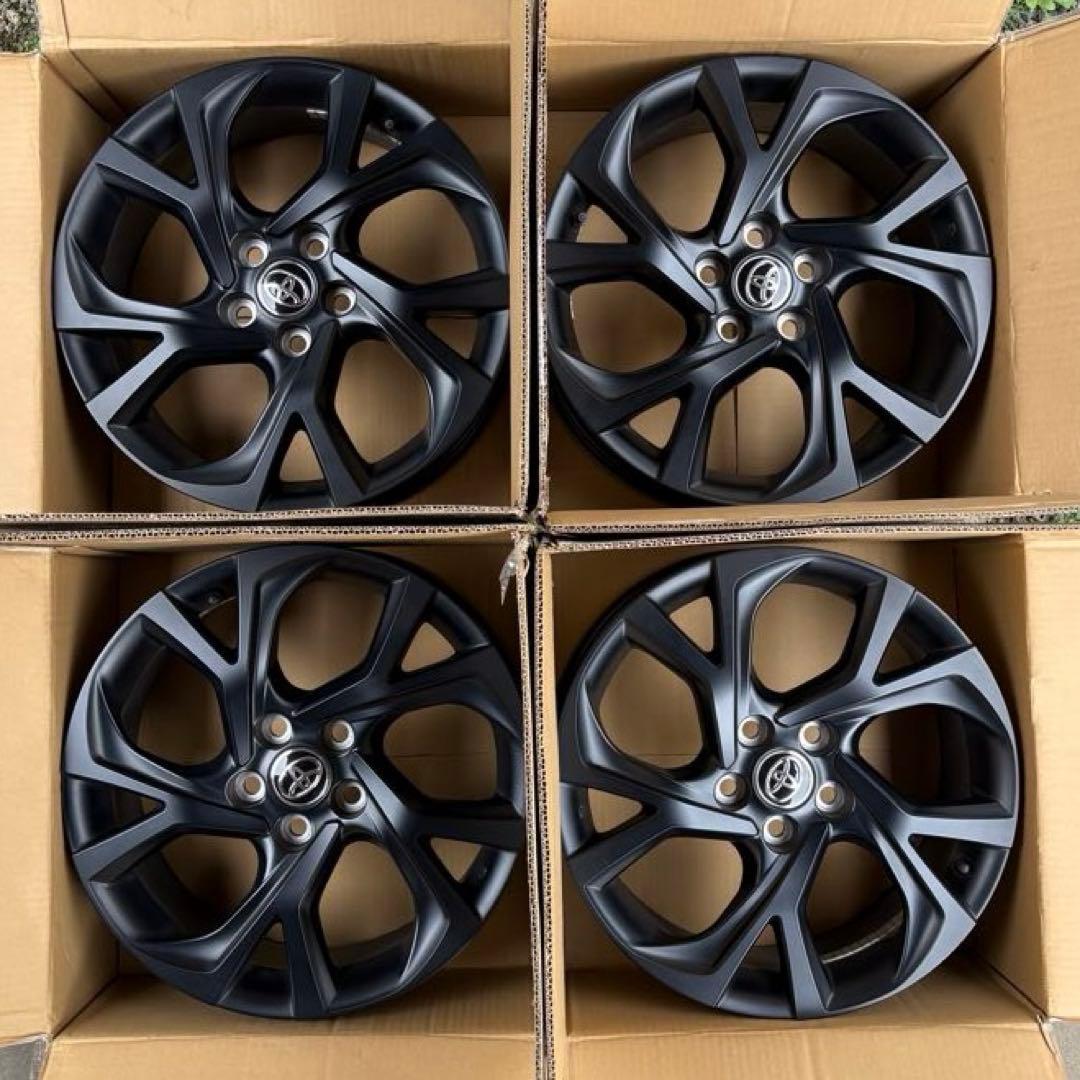 トヨタ CH-R純正18インチ マットブラックホイール 4本セット