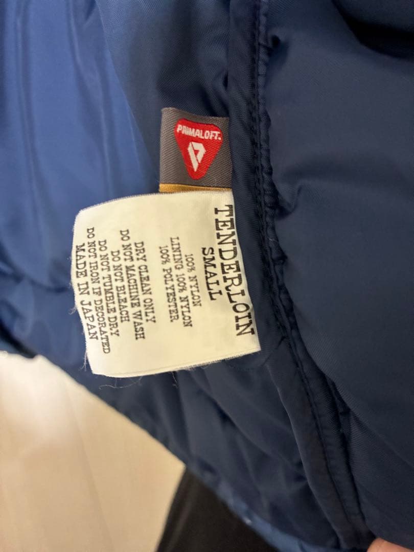 TENDERLOIN ネイビー ダウンベスト