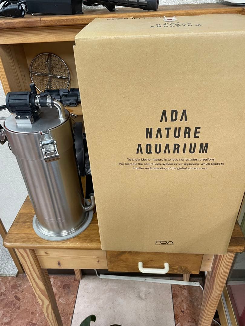 ADA スーパージェットフィルター 吸水排水パイプ付 ES-300 リリィタイプ