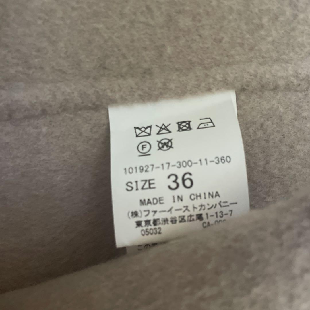 ANAYI リバーケープジャケット36 マフラー付き　ポンチョ　定価80300