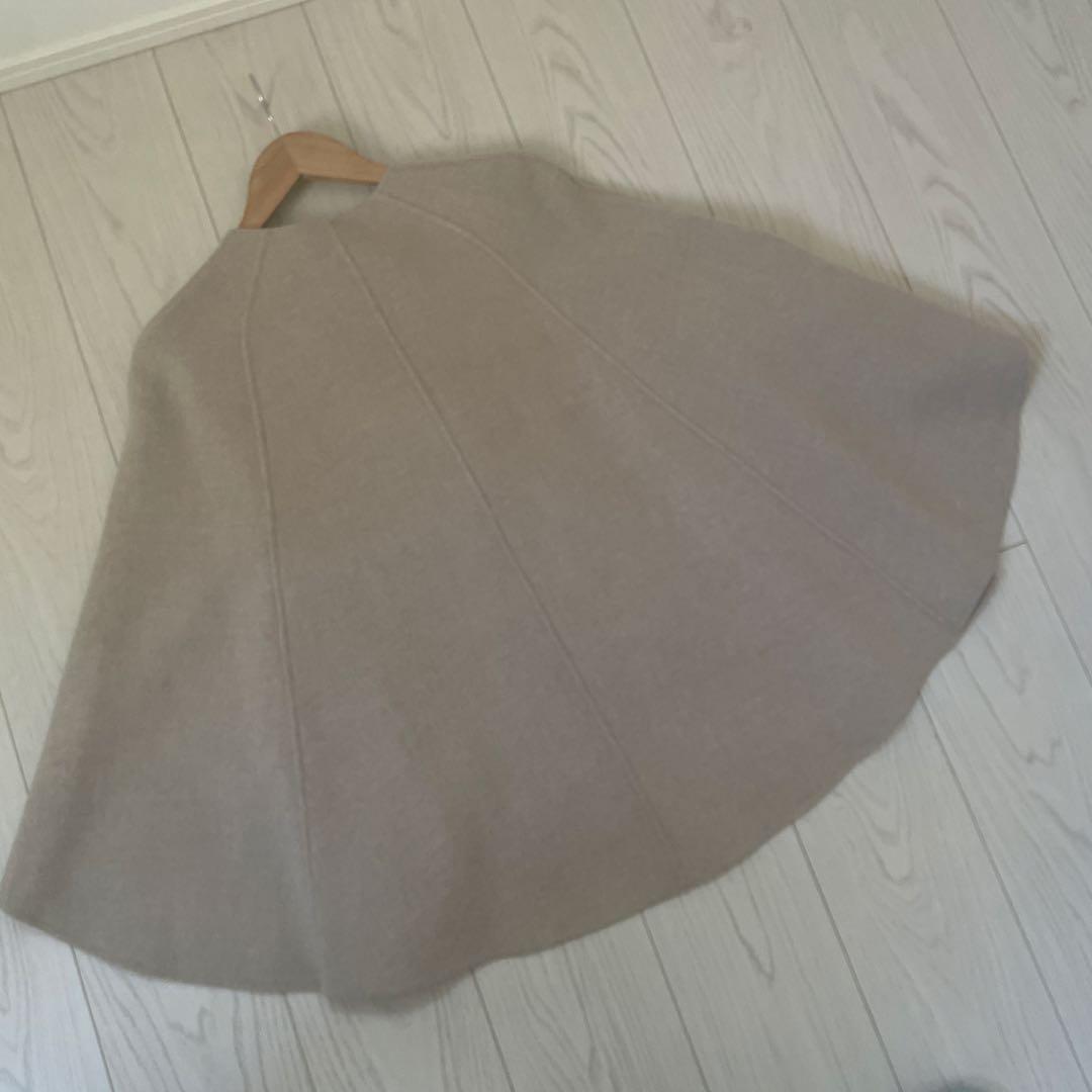 ANAYI リバーケープジャケット36 マフラー付き　ポンチョ　定価80300