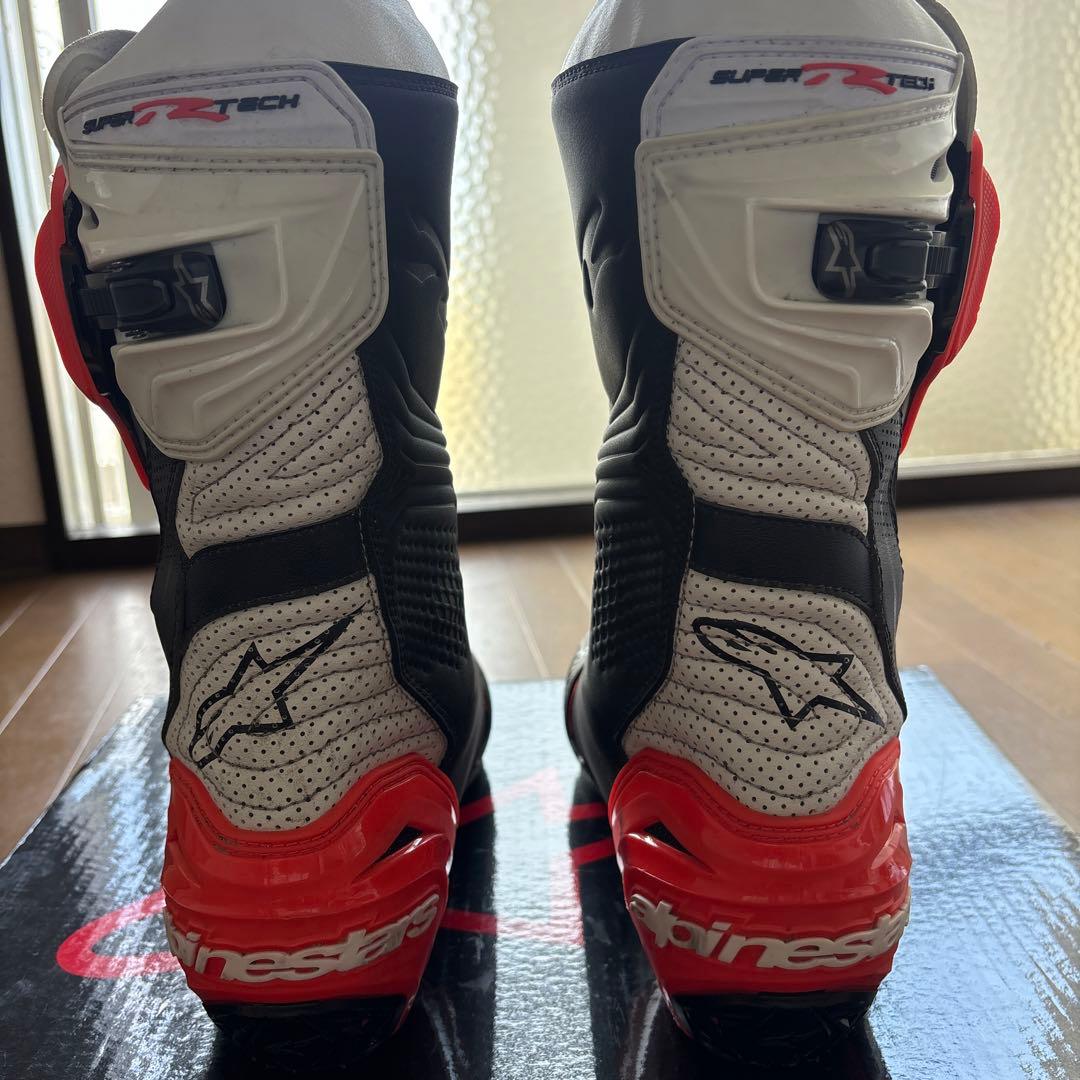 Alpinestars Supertech R バイクブーツ 赤/黒　43