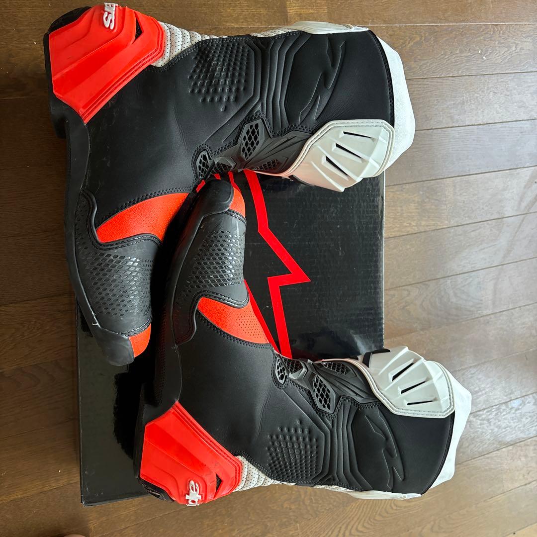 Alpinestars Supertech R バイクブーツ 赤/黒　43