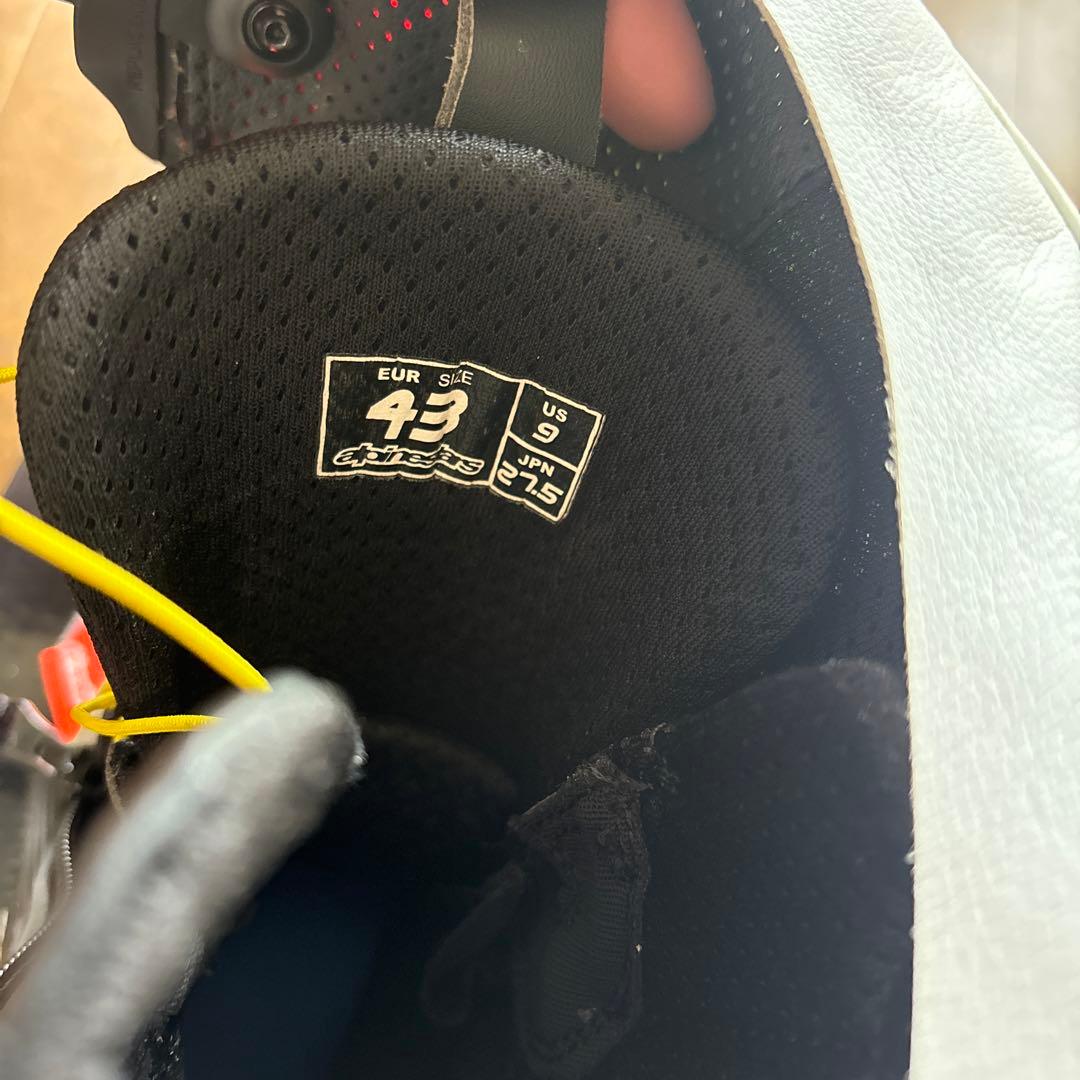 Alpinestars Supertech R バイクブーツ 赤/黒　43