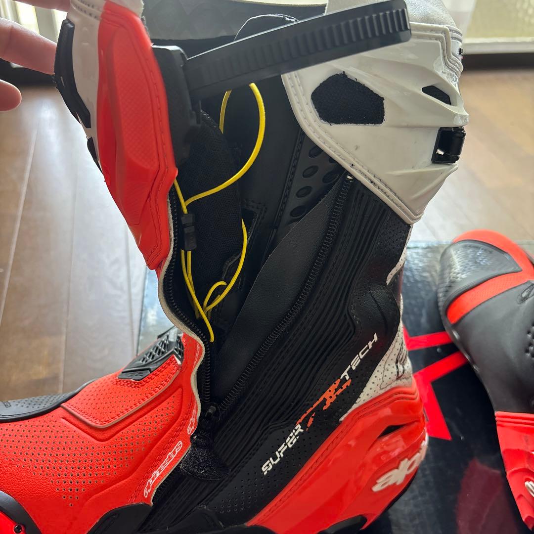 Alpinestars Supertech R バイクブーツ 赤/黒　43