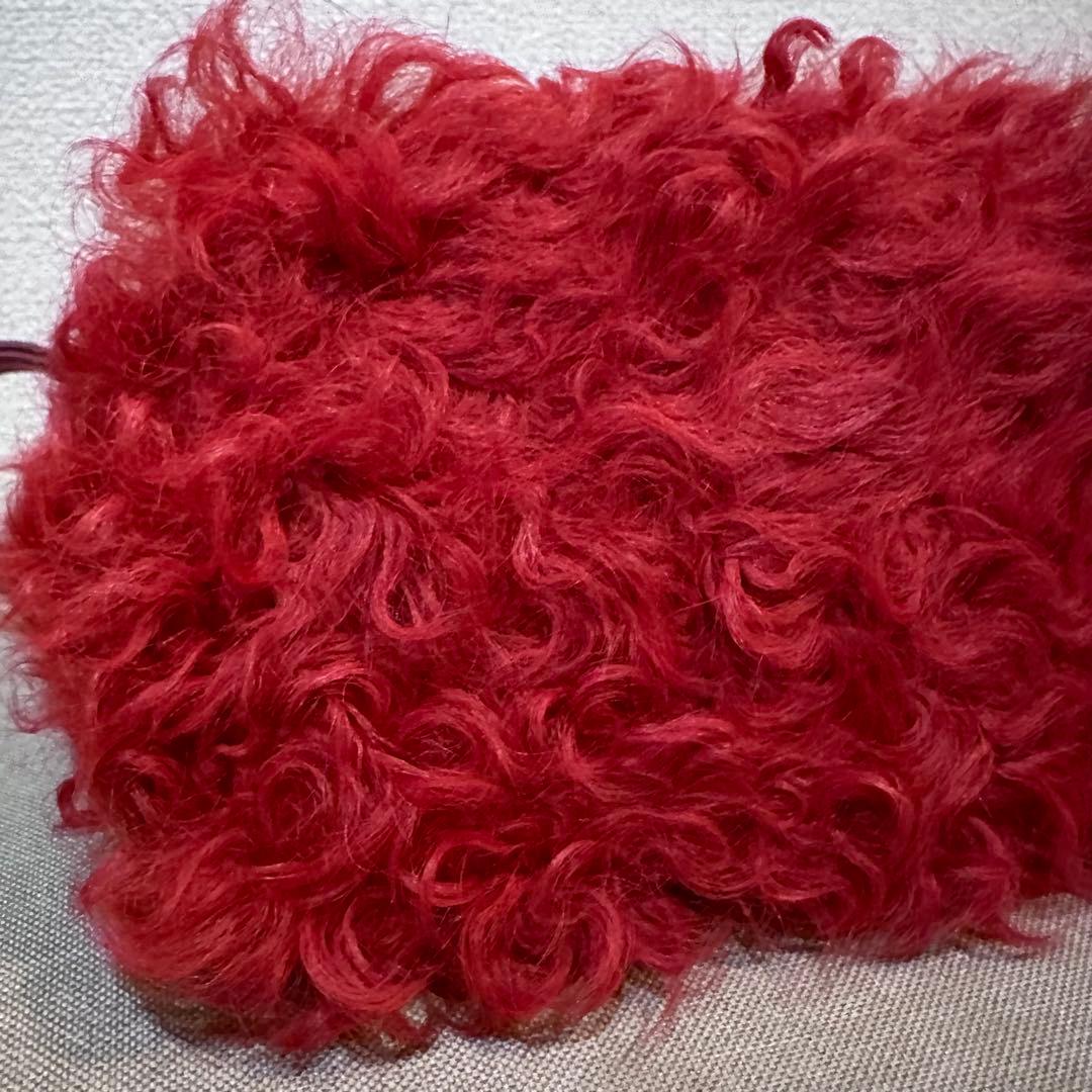 ココ⭐︎TOD'sダブルTラムファー2way赤ショルダーバッグ