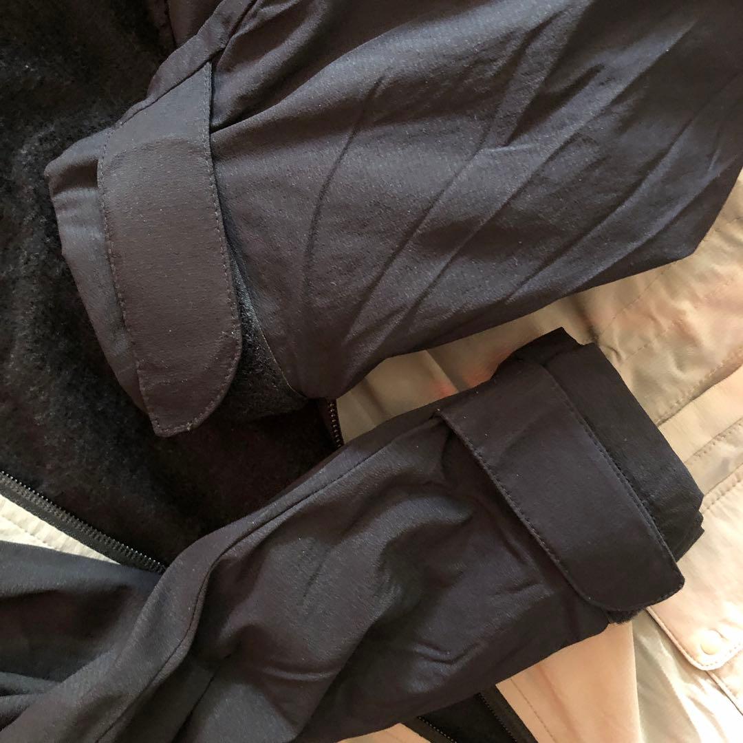 ☪️テーラーメイド☪️フーデッドオクタジャケット⛄️ベージュ×ブラック⛳️✨美品✨