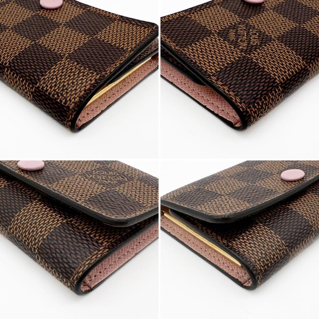 ヴィトン ダミエ ミュルティクレ6 キーケース ローズバレリーヌ N41634