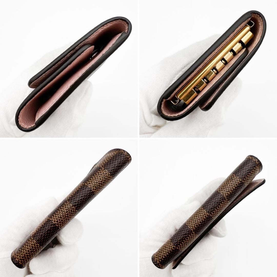 ヴィトン ダミエ ミュルティクレ6 キーケース ローズバレリーヌ N41634