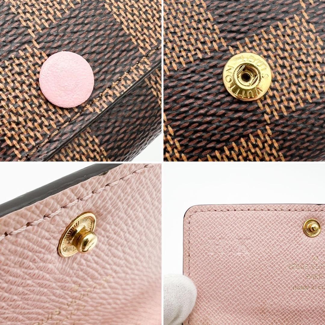 ヴィトン ダミエ ミュルティクレ6 キーケース ローズバレリーヌ N41634