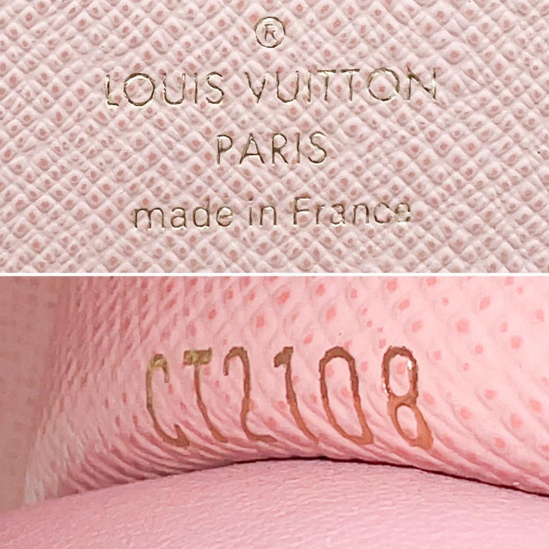 ヴィトン ダミエ ミュルティクレ6 キーケース ローズバレリーヌ N41634