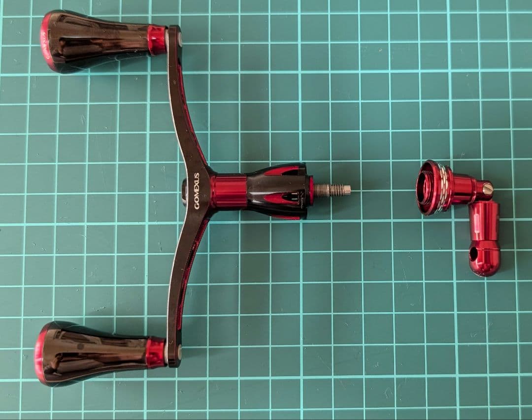 ゴメクサス GALAXYシリーズ チタンダブルハンドル98mm リールスタンド