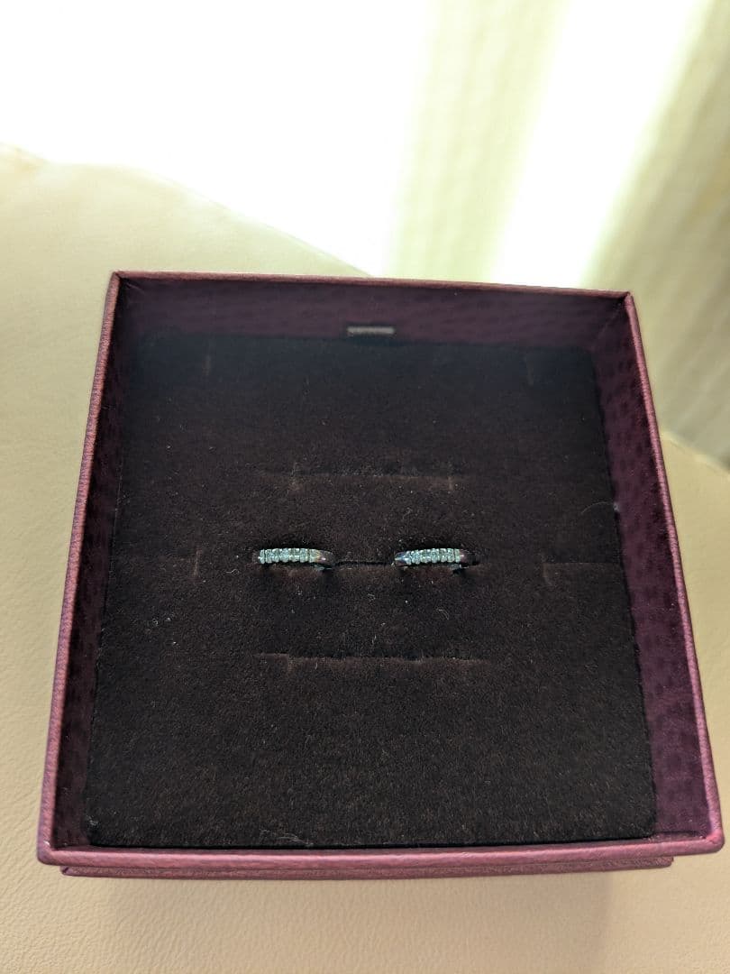 ツツミ TSUTSUMI　プラチナダイヤモンドフープピアス　pt900