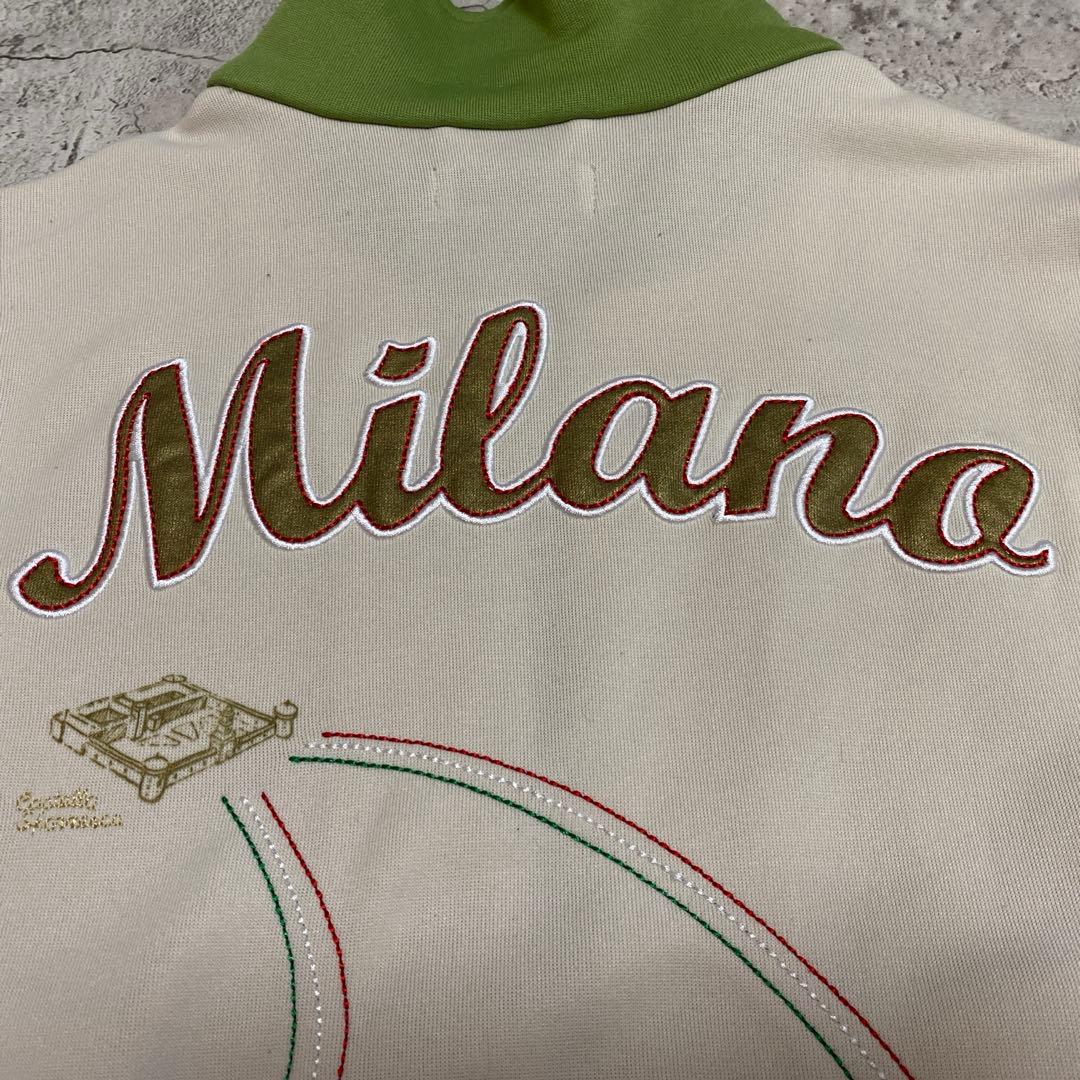 希少美品アディダス×ミラノ 都市シリーズ トラックジャケット 刺繍ロゴ