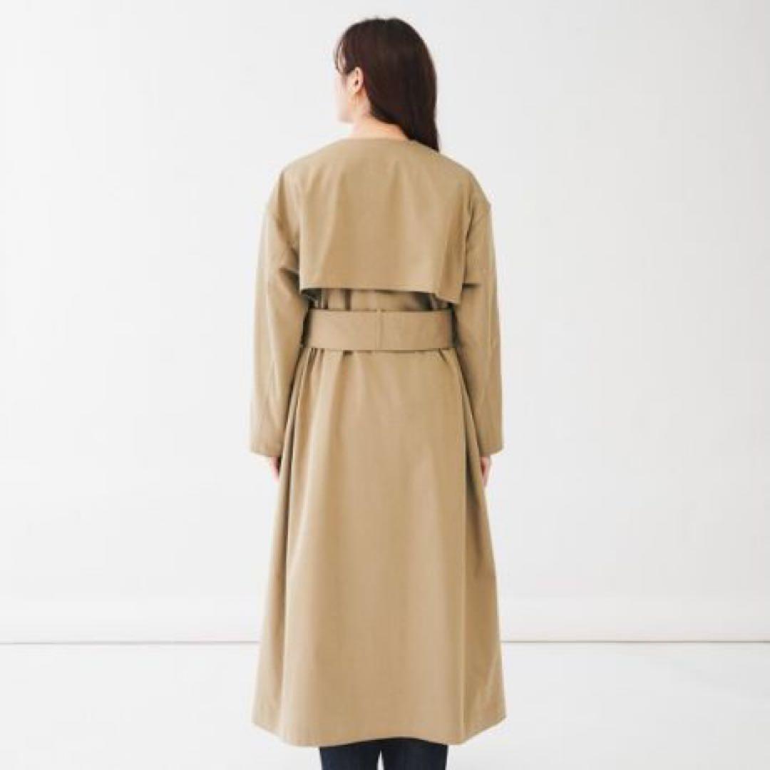 25SS 新品タグ付　アンタイトル　ギャバトレンチコート　定価74,800円