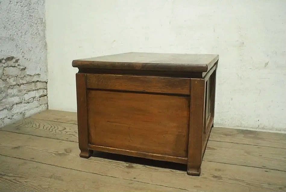 モールガラスの飾り棚　収納棚　ガラスケース　キャビネット　レトロ　ビンテージ