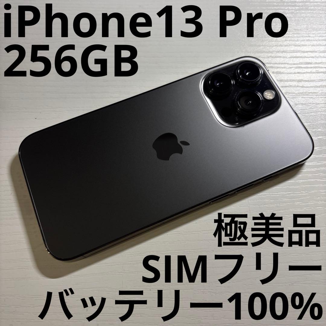 iPhone 13 Pro 256GB グラファイト SIMフリー 極美品