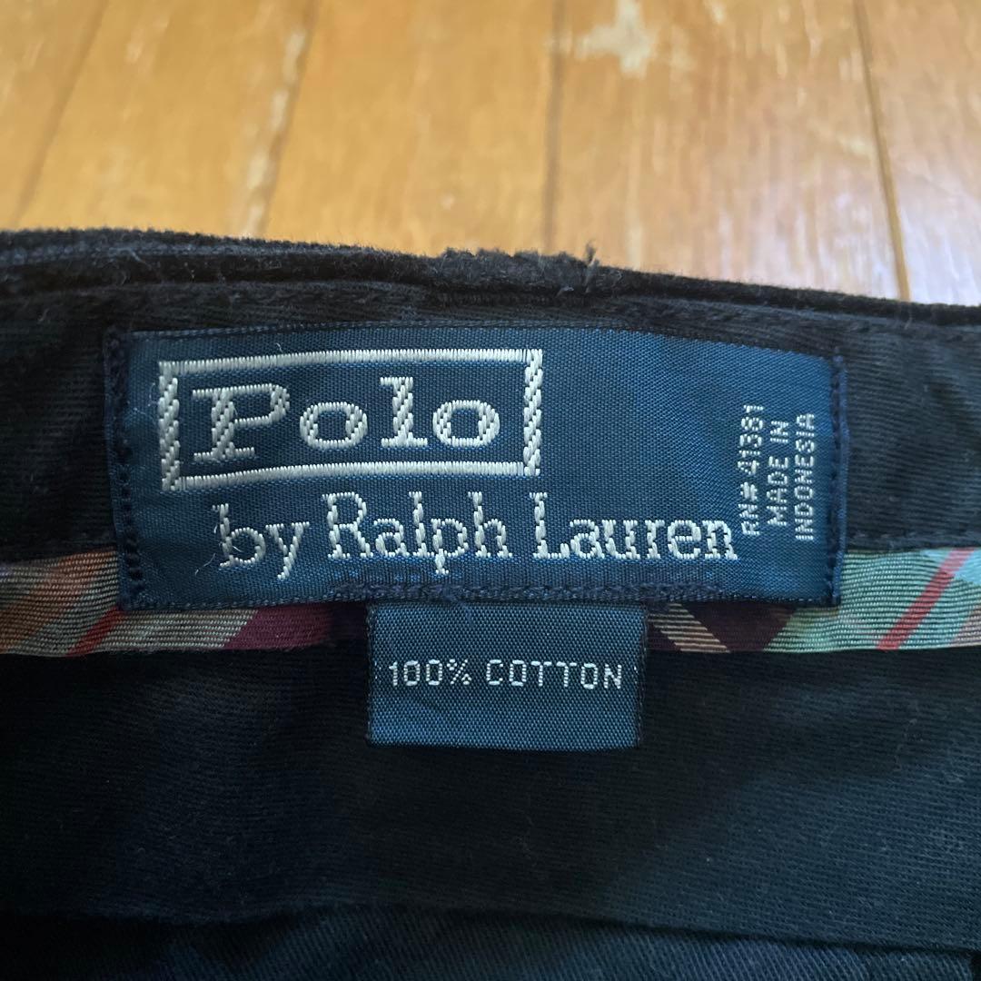 【美品】Polo by Ralph Lauren コーデュロイパンツ ブラック
