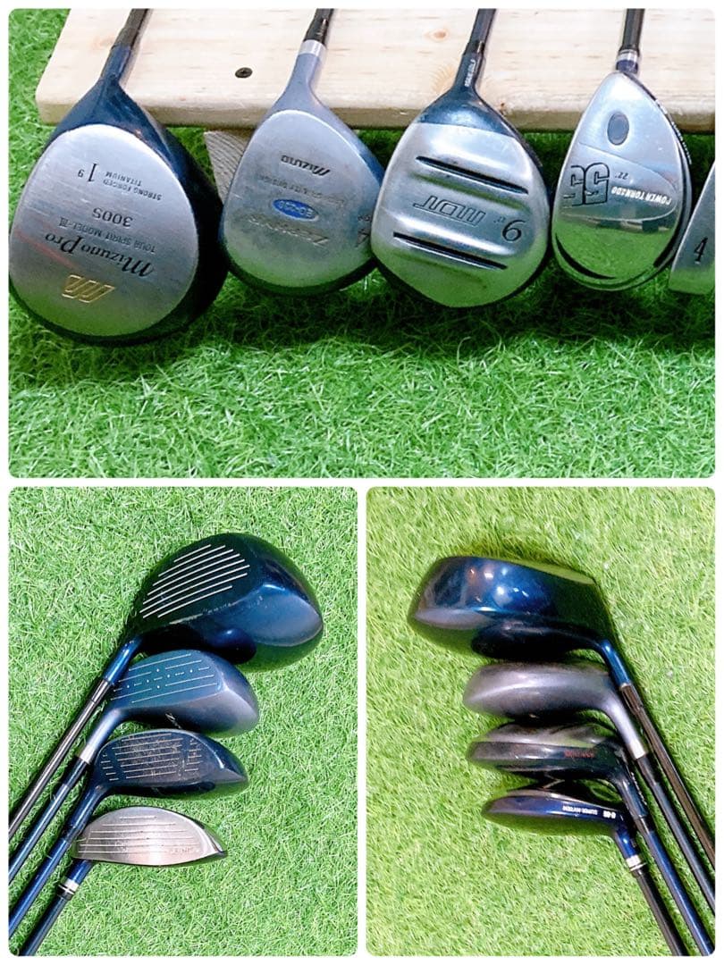 H9 ミズノ　初心者オススメ　ゴルフクラブ　メンズセット　右利き　13本