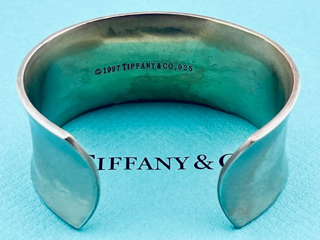 h896 ティファニー　1837 ワイド　カフ　バングル　シルバー　925