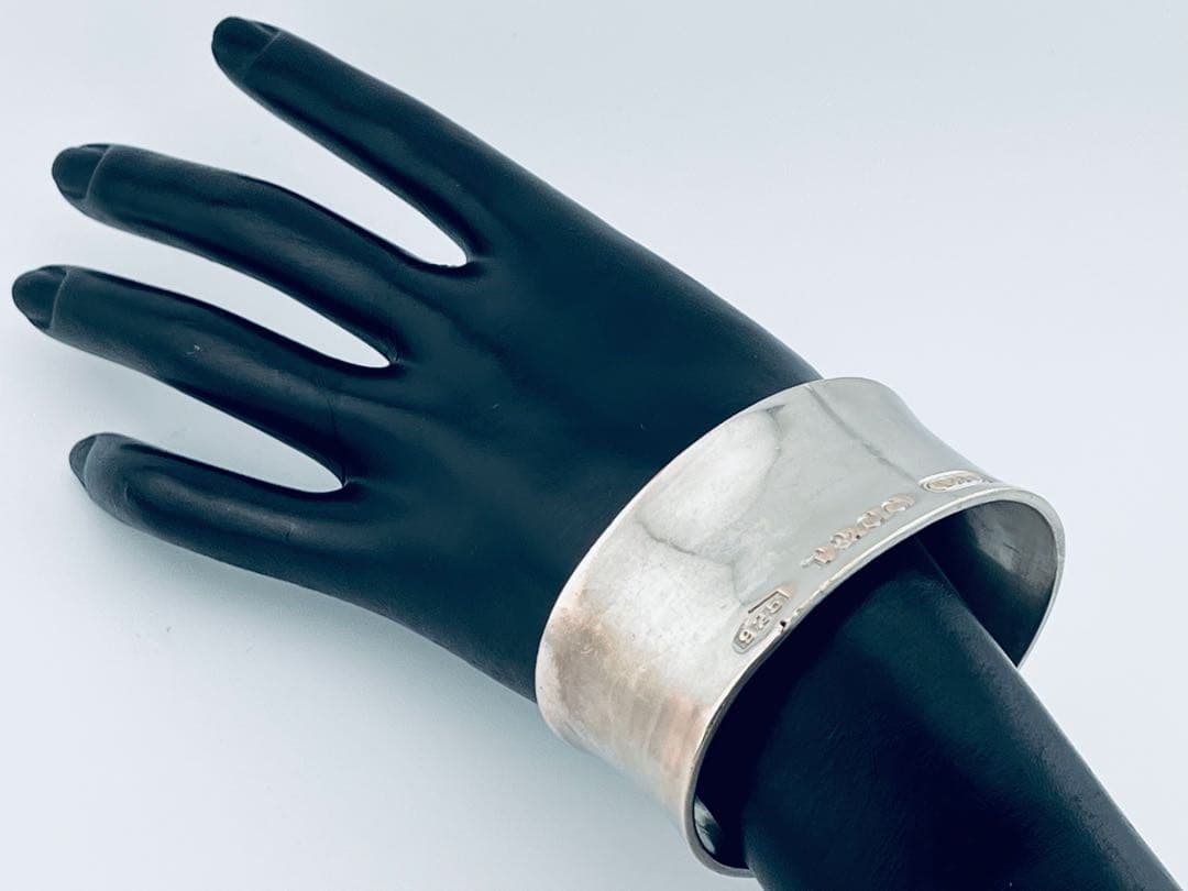 h896 ティファニー　1837 ワイド　カフ　バングル　シルバー　925