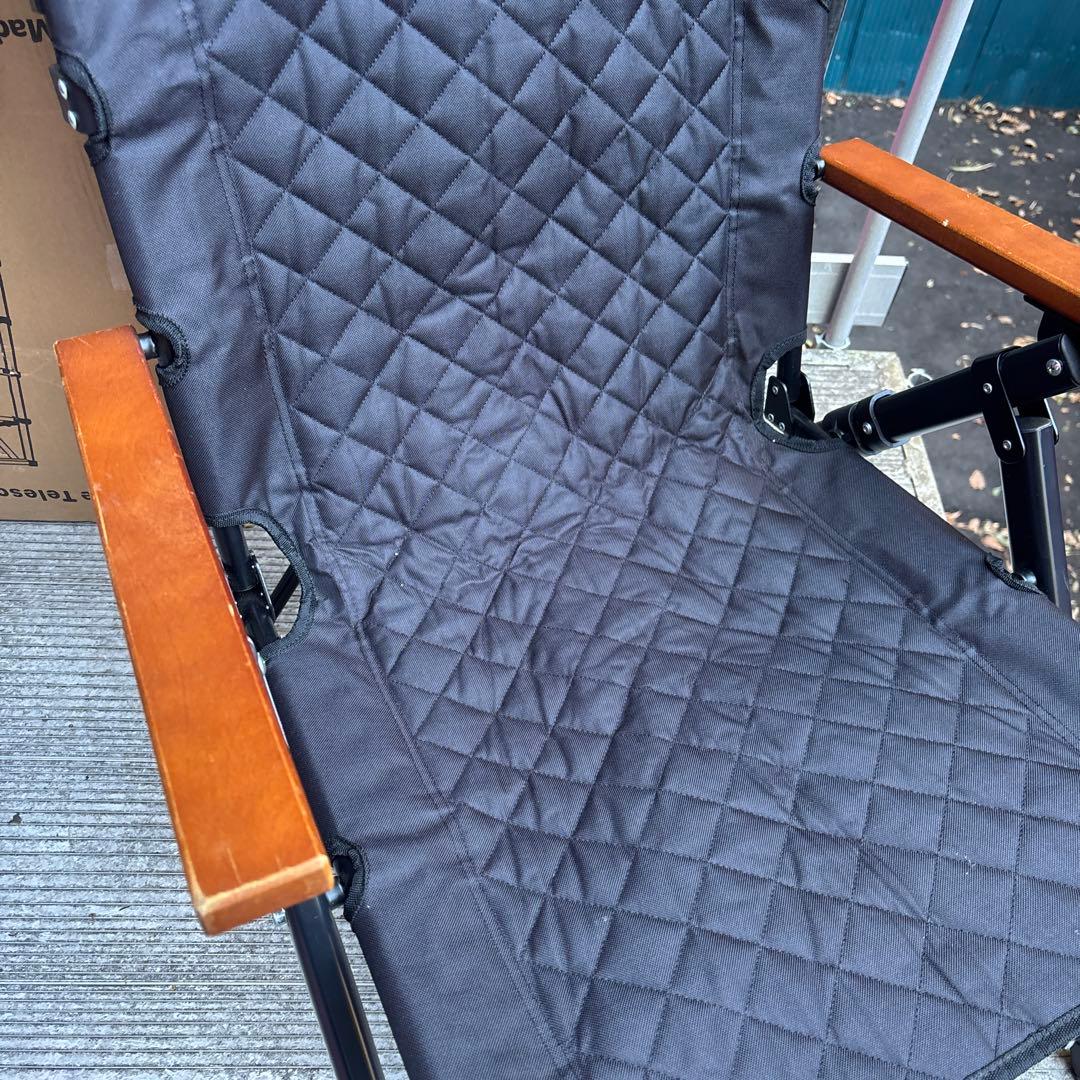 アルペンアウトドアーズ リクライニングチェア ブラック