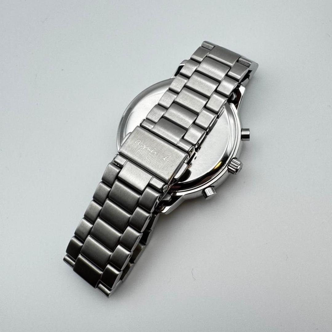 アニエスベー agnes b. 腕時計 クォーツ ネイビー ブルー 文字盤