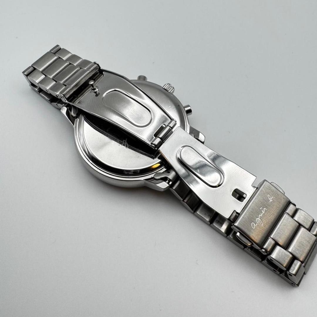 アニエスベー agnes b. 腕時計 クォーツ ネイビー ブルー 文字盤