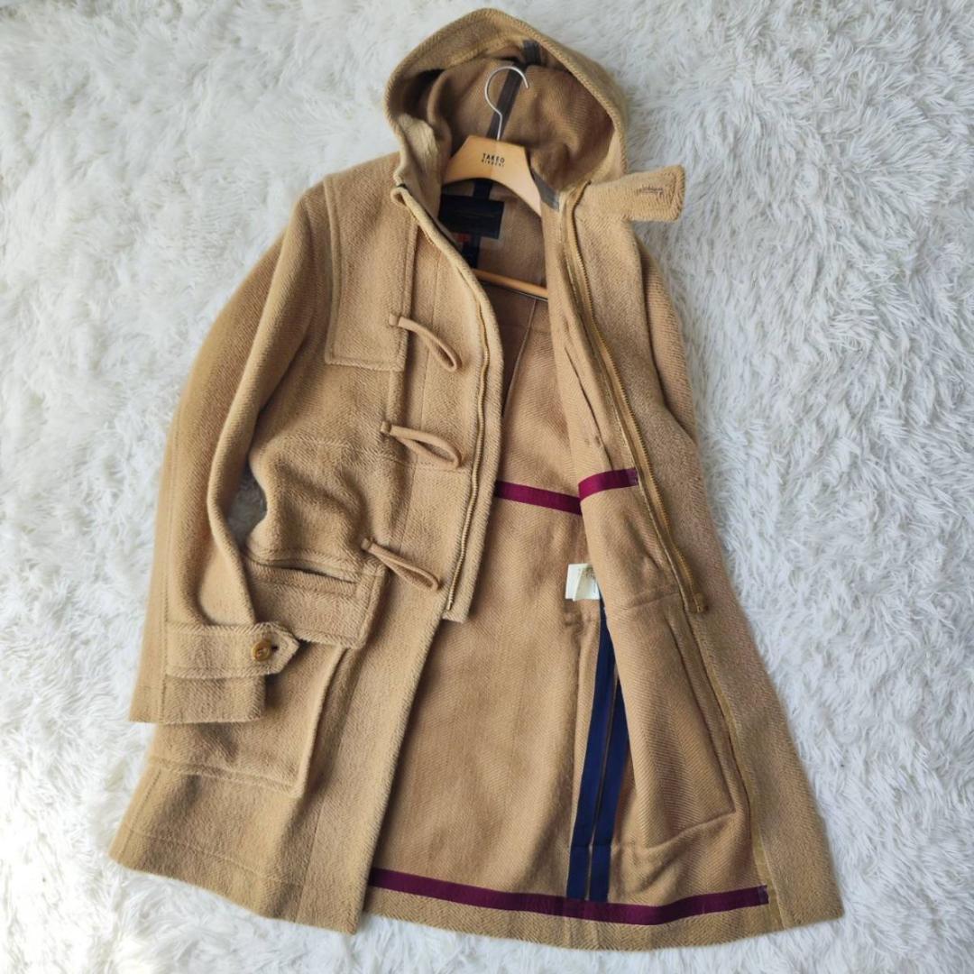 アンダーカバーイズム ダッフルコート ヘリンボーン ベージュ M アルパカ