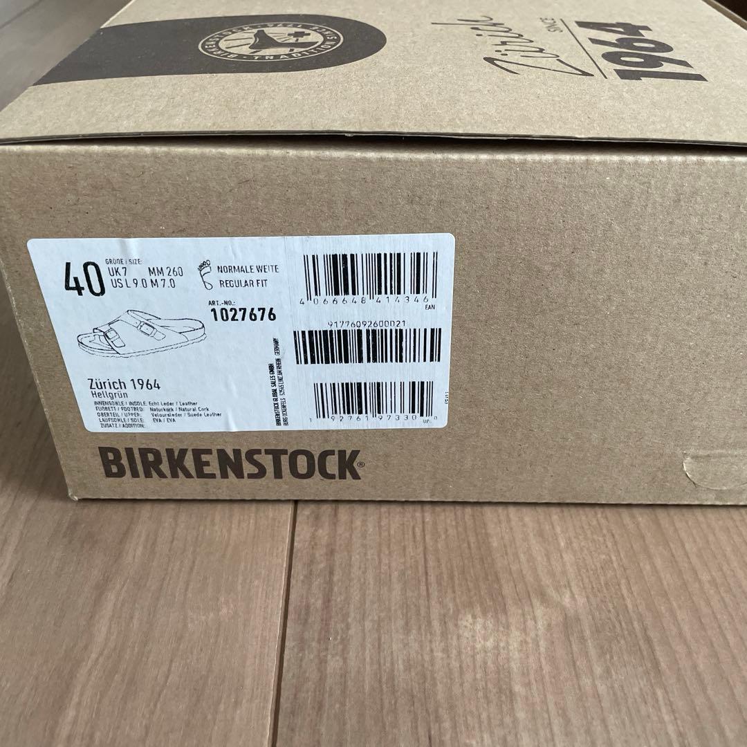 靴 BIRKENSTOCK Zurich 1964 \"Hellgrun\"