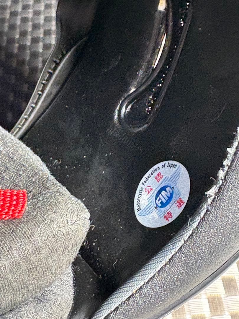 C057 Arai フルフェイスヘルメット 青/赤/銀　57.58cm