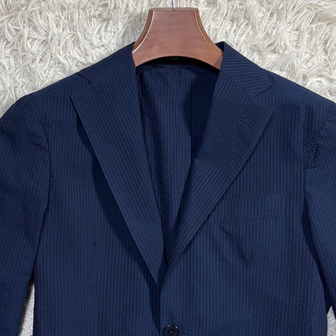 すだち様　BEAMS F テーラードジャケット　アンコン　シアサッカー　シルク混